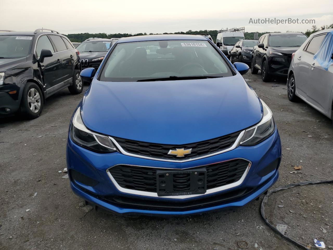 2018 Chevrolet Cruze Lt Blue vin: 1G1BE5SM8J7224495