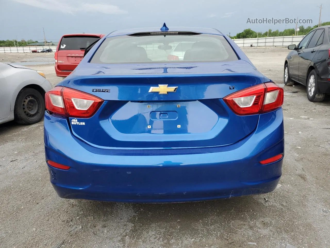 2018 Chevrolet Cruze Lt Blue vin: 1G1BE5SM8J7224495