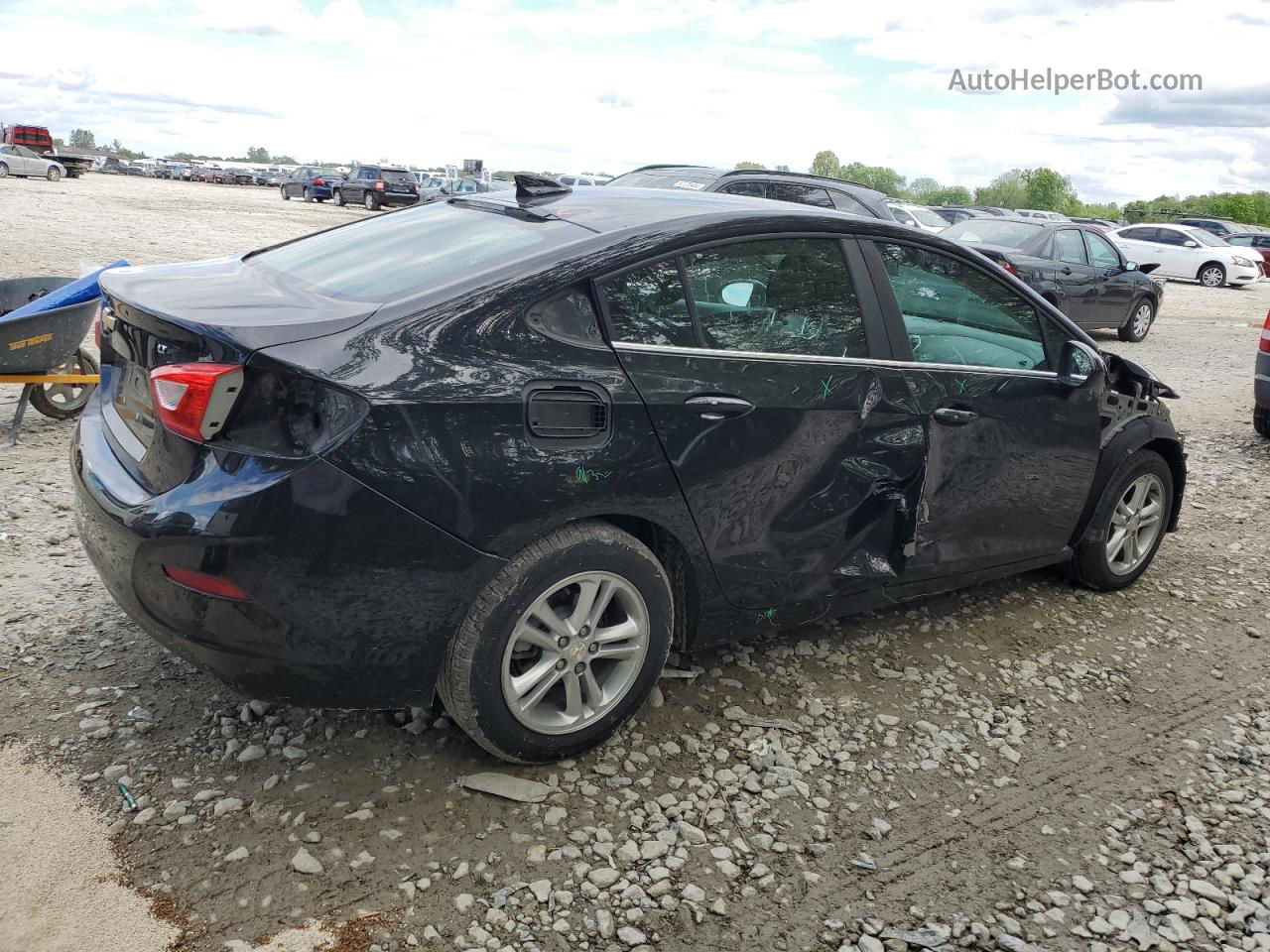 2016 Chevrolet Cruze Lt Черный vin: 1G1BE5SM9G7266912