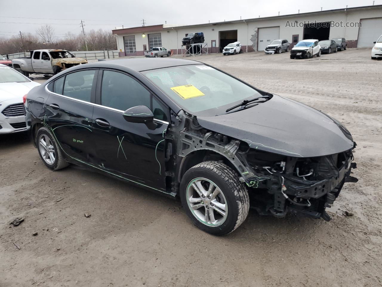 2016 Chevrolet Cruze Lt Black vin: 1G1BE5SM9G7269261