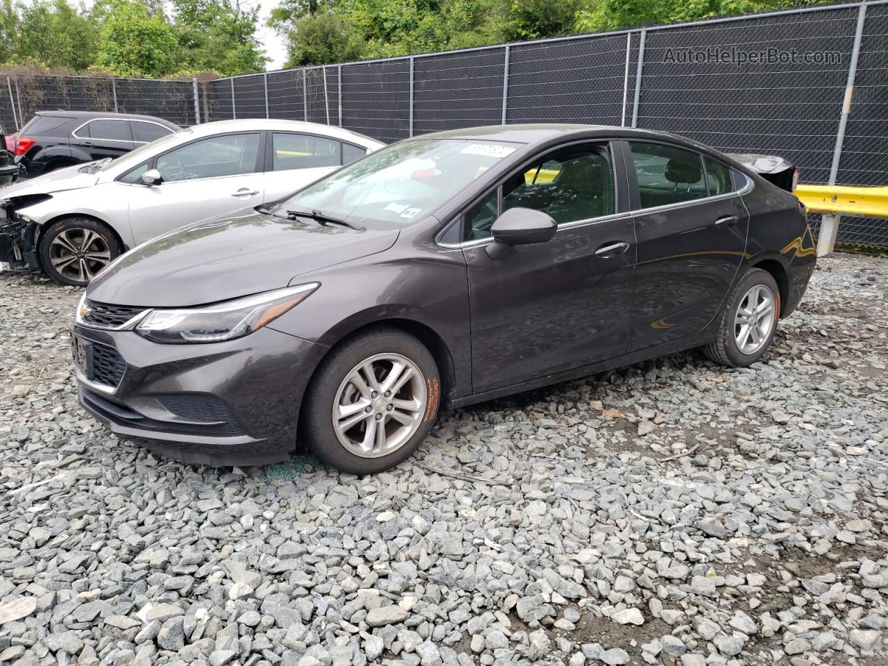 2016 Chevrolet Cruze Lt Gray vin: 1G1BE5SM9G7271866