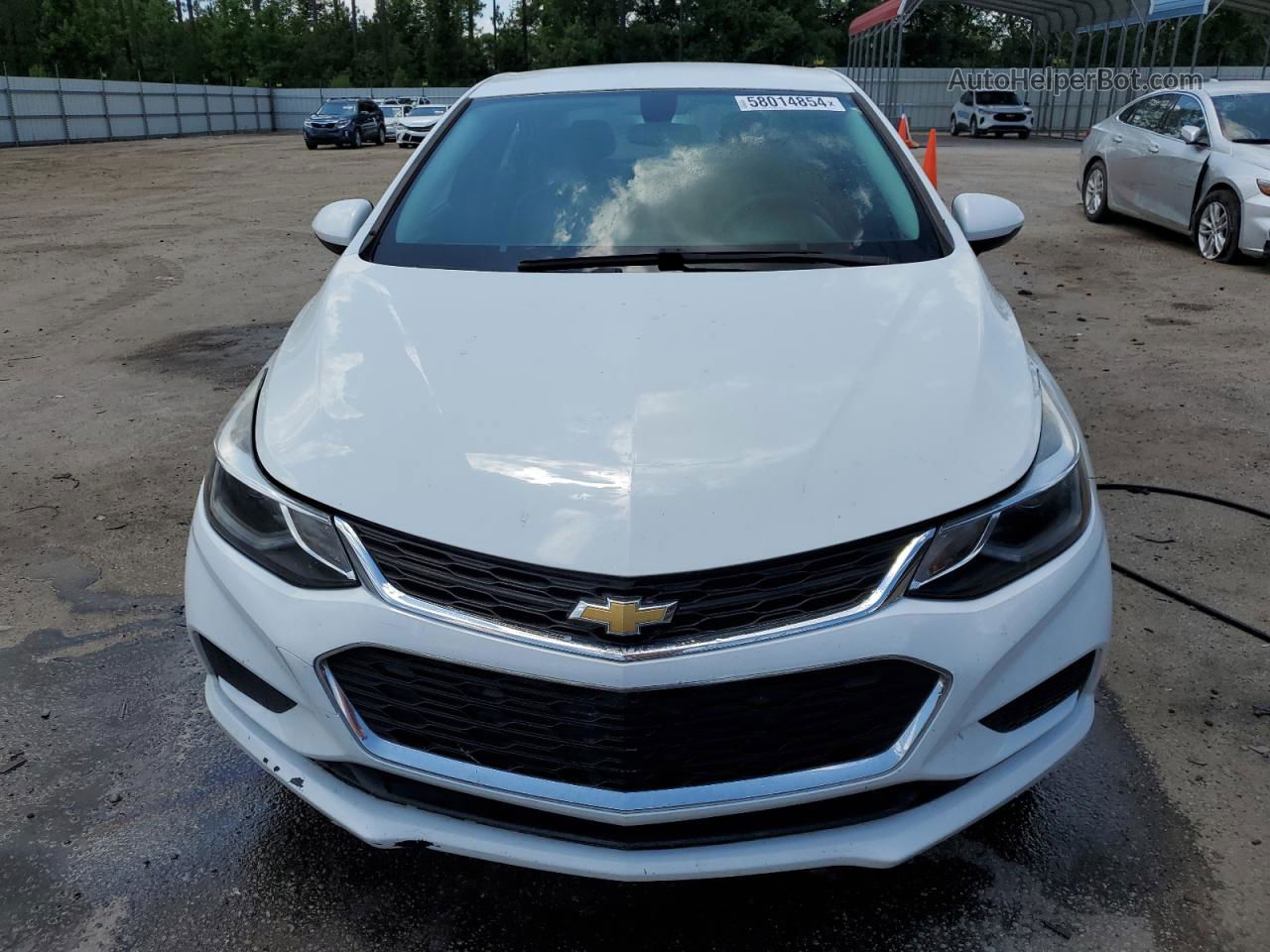 2016 Chevrolet Cruze Lt White vin: 1G1BE5SM9G7276808