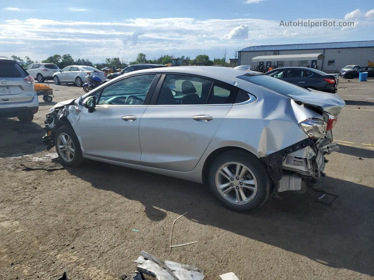 2016 Chevrolet Cruze Lt Silver vin: 1G1BE5SM9G7280583