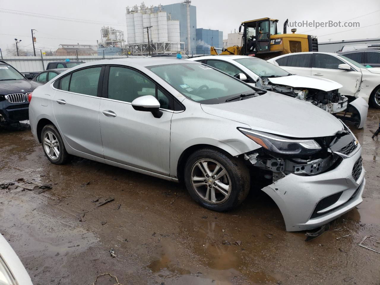 2016 Chevrolet Cruze Lt Silver vin: 1G1BE5SM9G7286903