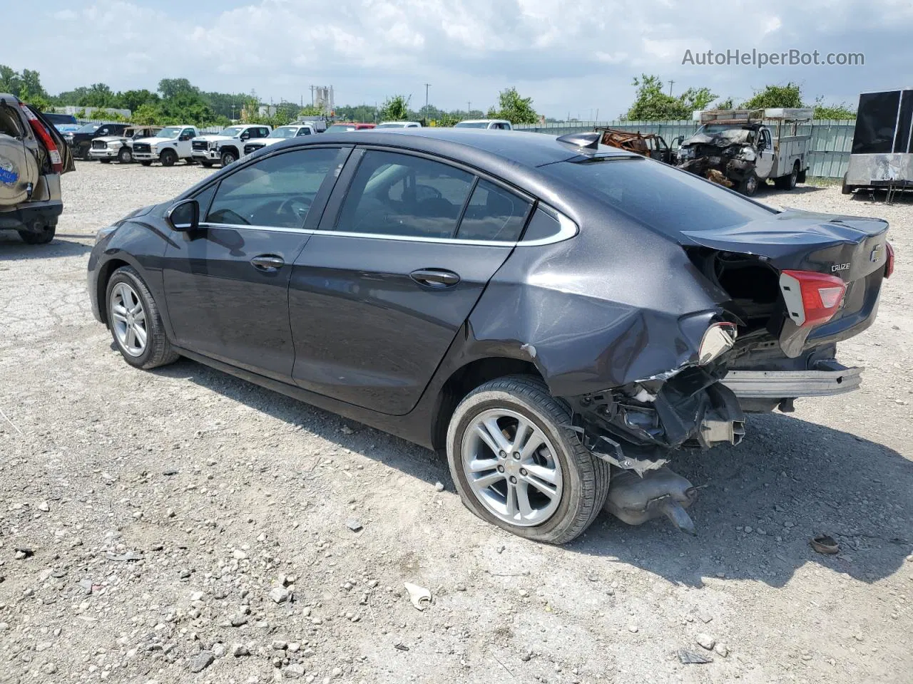 2016 Chevrolet Cruze Lt Gray vin: 1G1BE5SM9G7322458