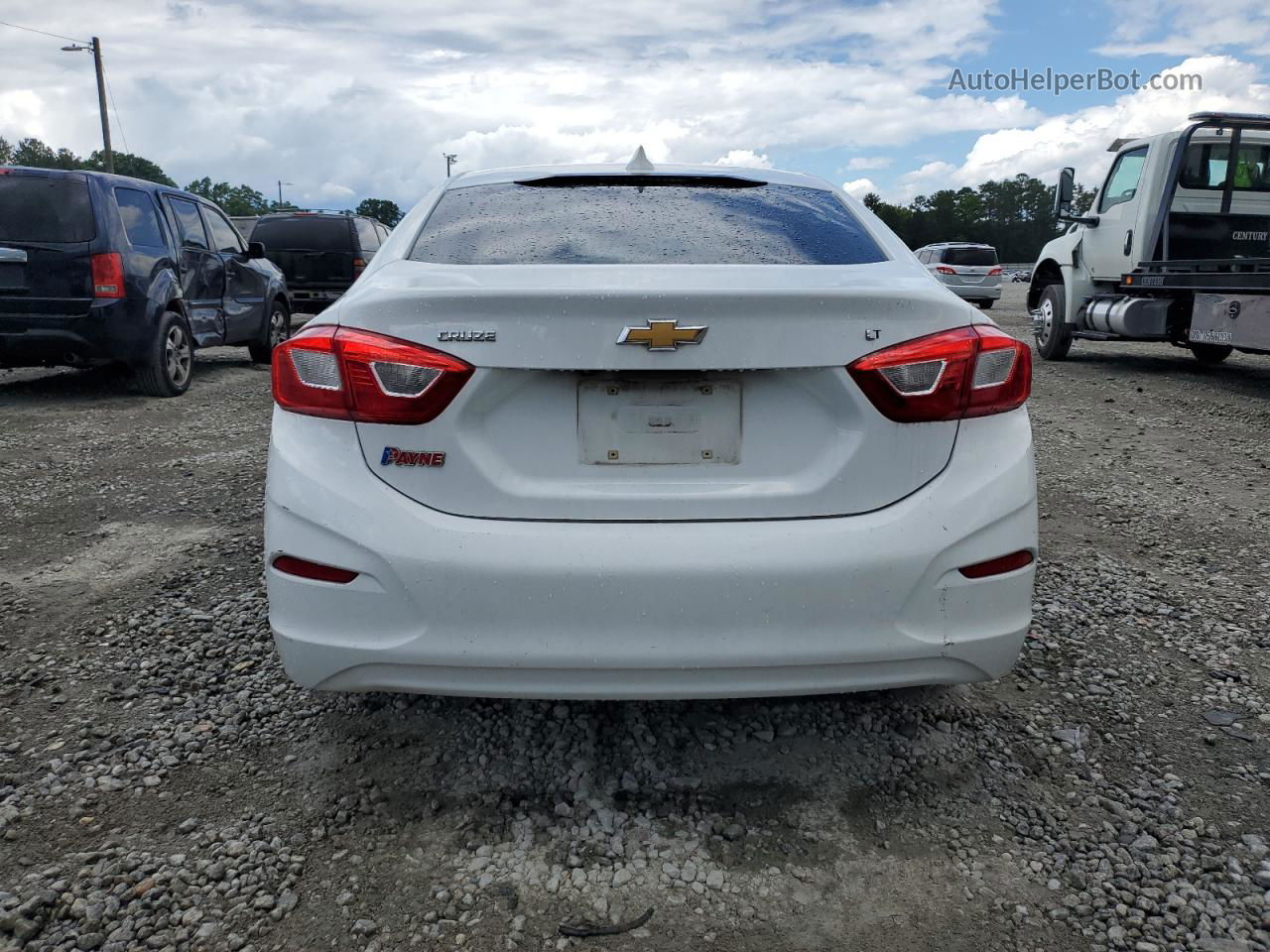 2017 Chevrolet Cruze Lt White vin: 1G1BE5SM9H7101217