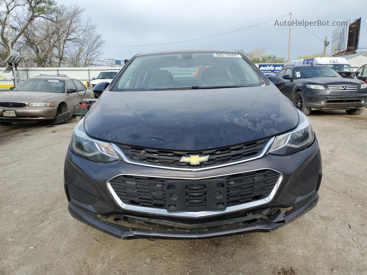 2017 Chevrolet Cruze Lt Угольный vin: 1G1BE5SM9H7103355