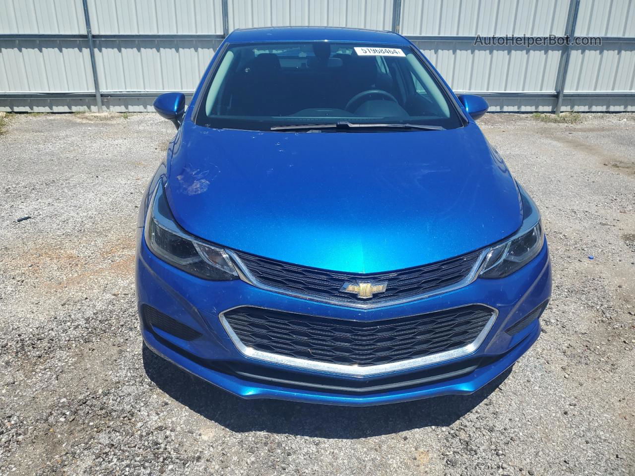 2017 Chevrolet Cruze Lt Blue vin: 1G1BE5SM9H7148344