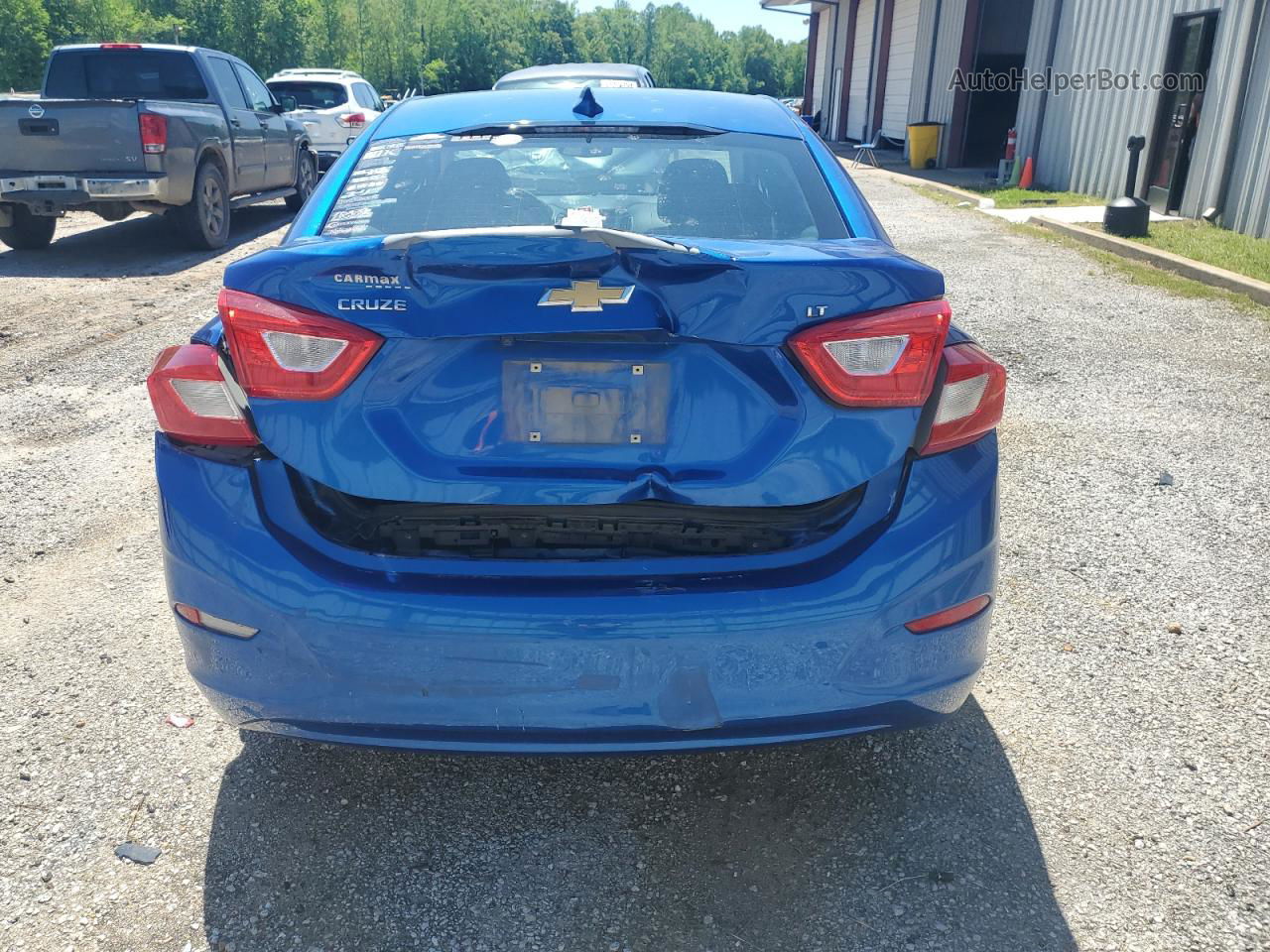 2017 Chevrolet Cruze Lt Blue vin: 1G1BE5SM9H7148344