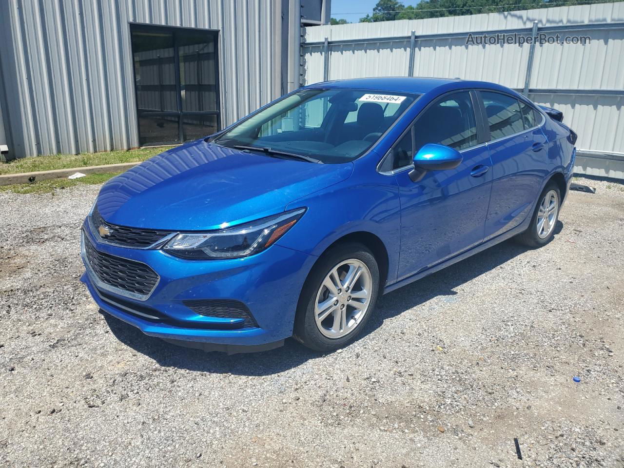 2017 Chevrolet Cruze Lt Blue vin: 1G1BE5SM9H7148344