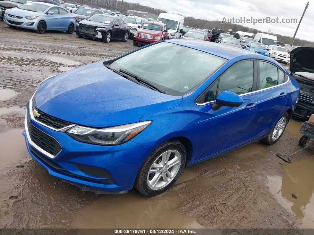 2017 Chevrolet Cruze Lt Auto Blue vin: 1G1BE5SM9H7153690