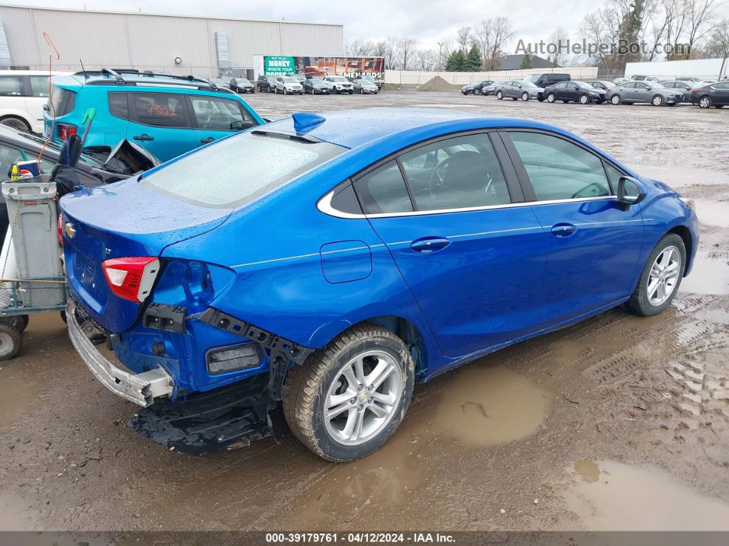 2017 Chevrolet Cruze Lt Auto Blue vin: 1G1BE5SM9H7153690