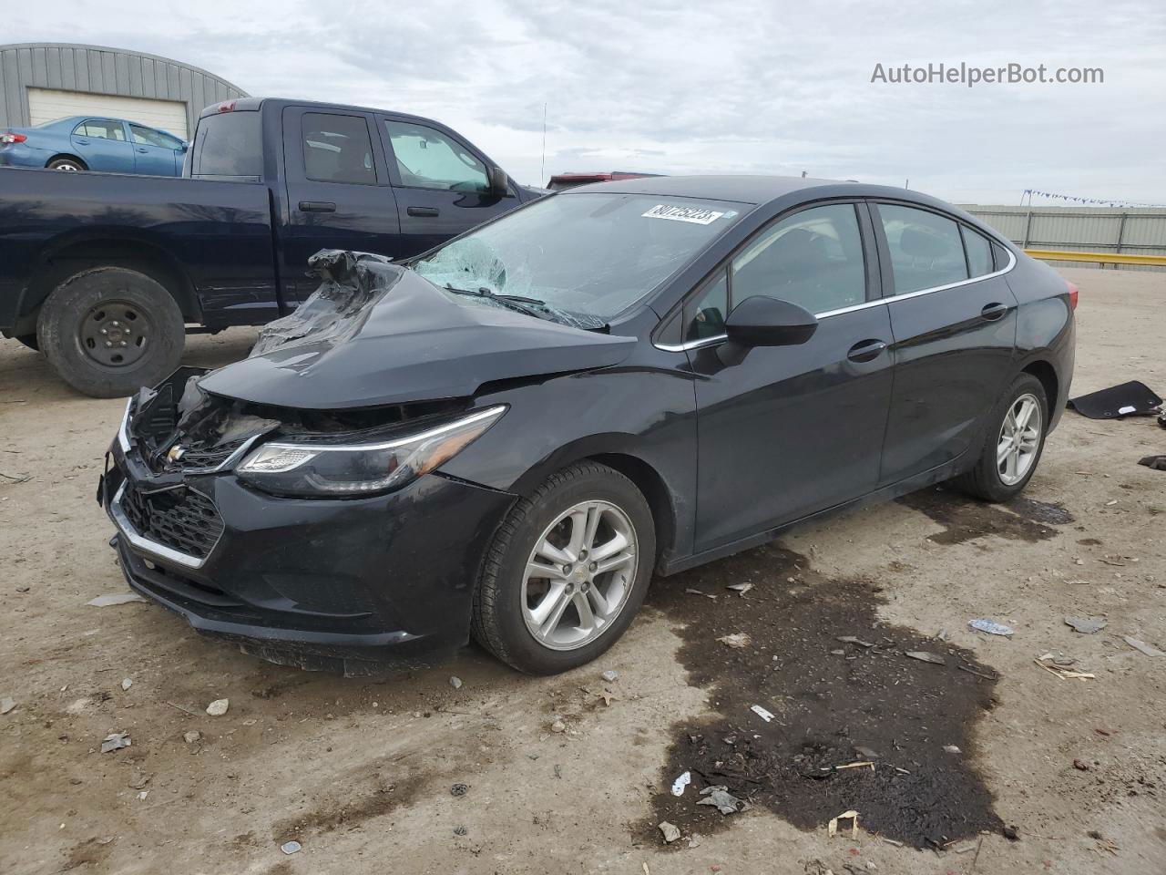 2017 Chevrolet Cruze Lt Черный vin: 1G1BE5SM9H7158680