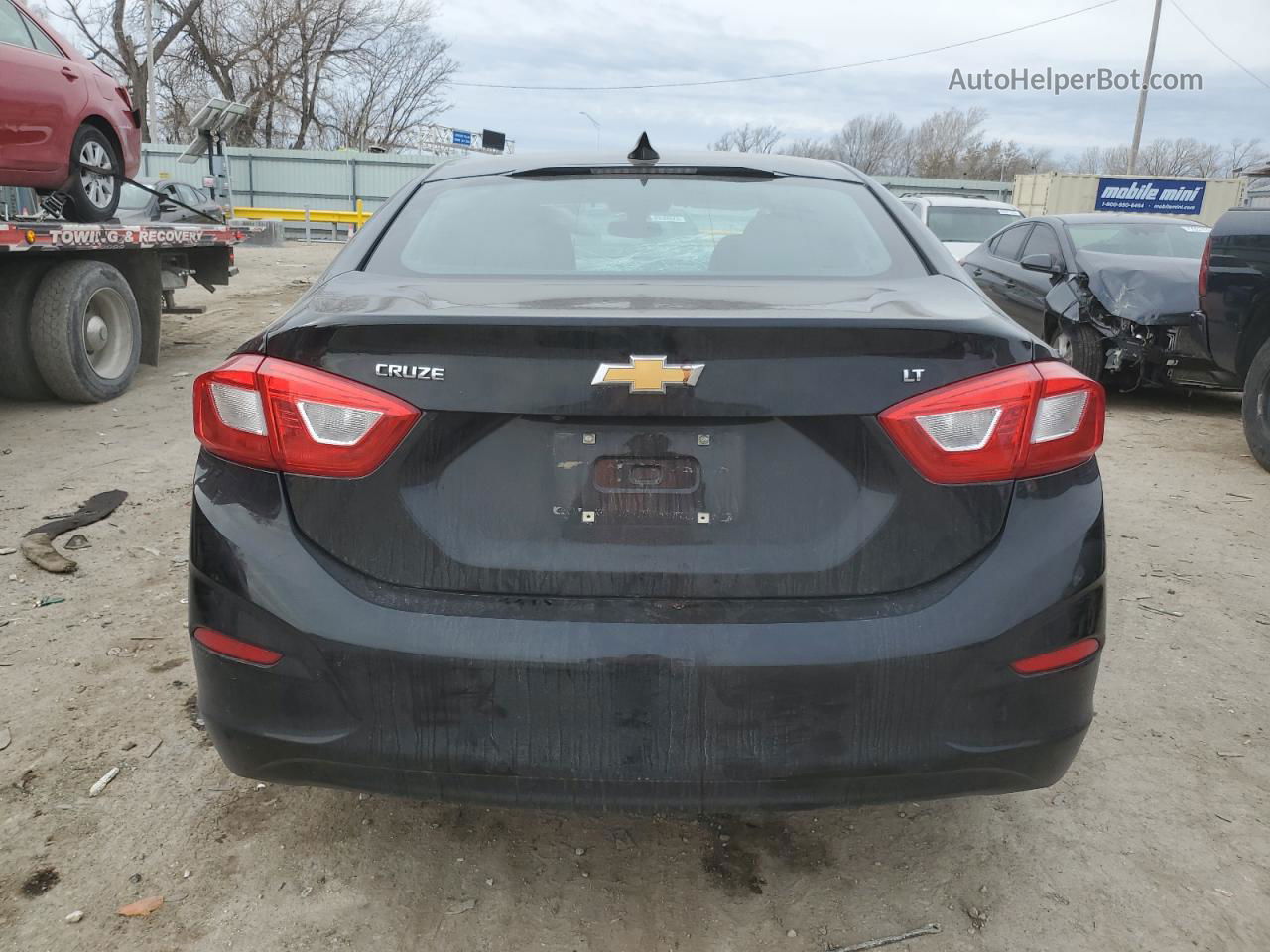 2017 Chevrolet Cruze Lt Black vin: 1G1BE5SM9H7158680