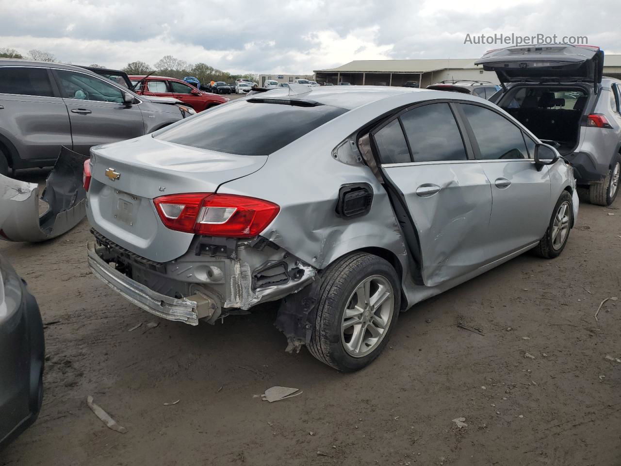 2017 Chevrolet Cruze Lt Серебряный vin: 1G1BE5SM9H7159862