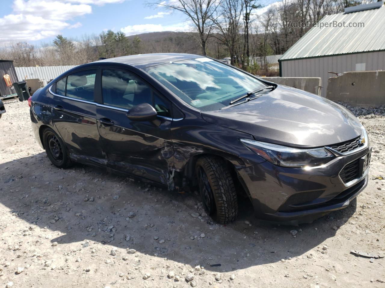 2017 Chevrolet Cruze Lt Gray vin: 1G1BE5SM9H7167654