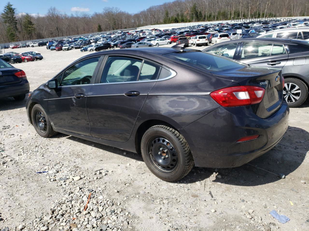 2017 Chevrolet Cruze Lt Серый vin: 1G1BE5SM9H7167654