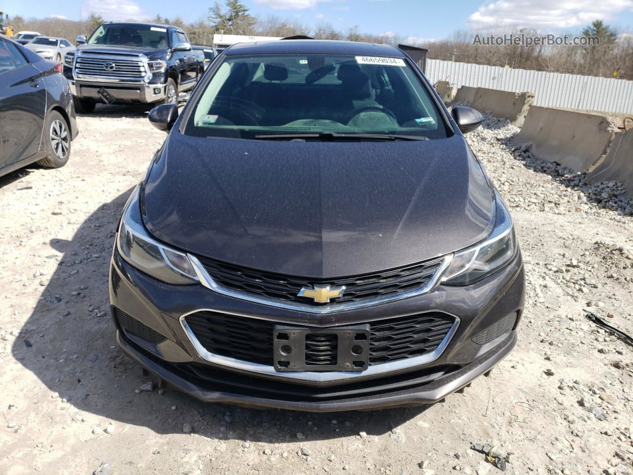 2017 Chevrolet Cruze Lt Gray vin: 1G1BE5SM9H7167654