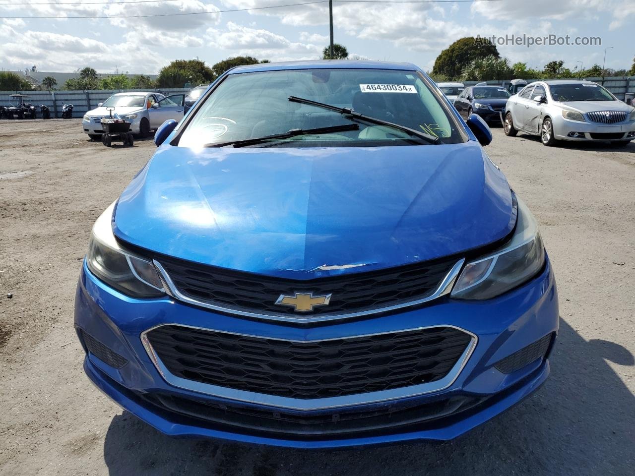 2017 Chevrolet Cruze Lt Blue vin: 1G1BE5SM9H7169243