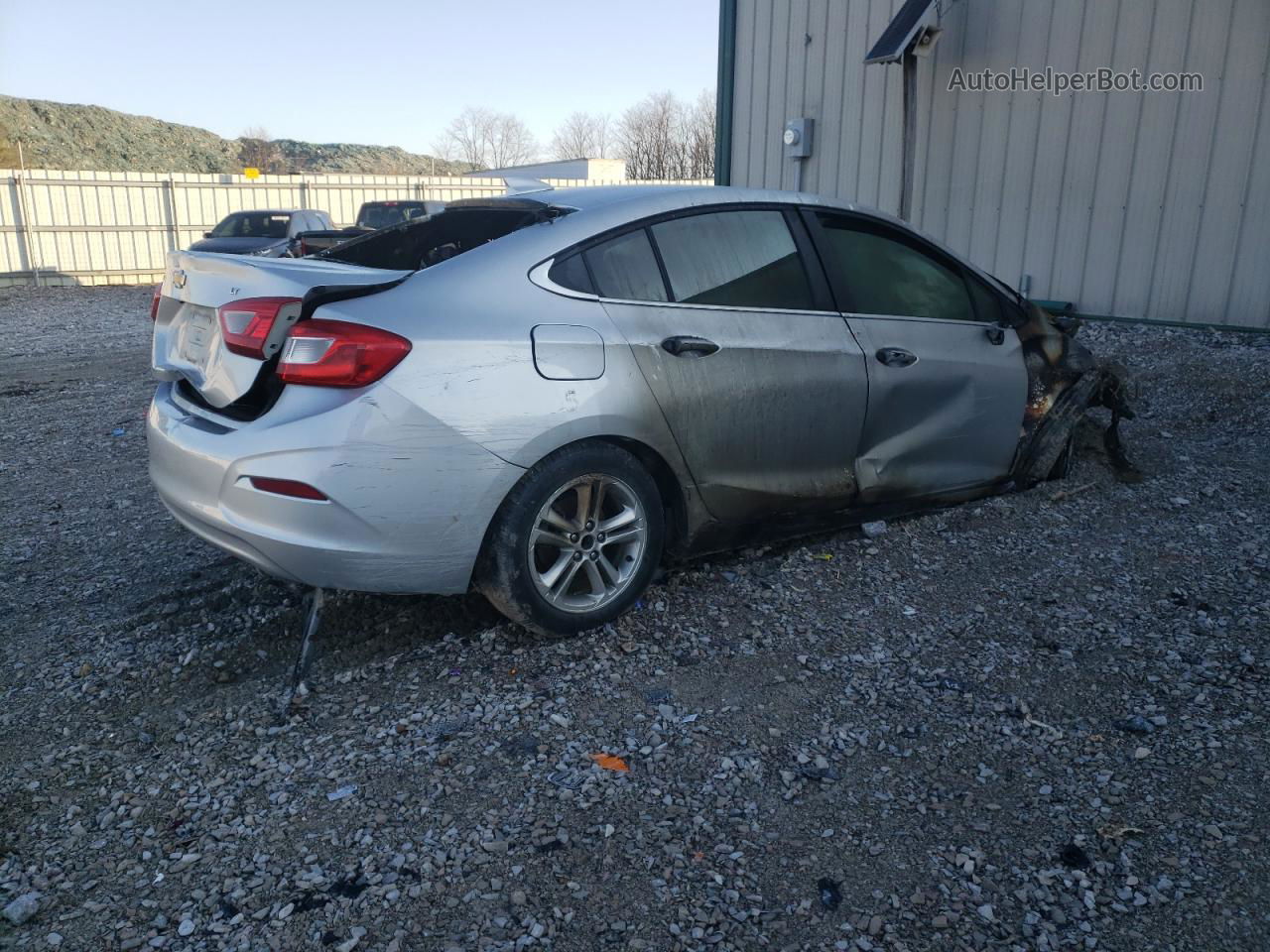 2017 Chevrolet Cruze Lt Серебряный vin: 1G1BE5SM9H7180873