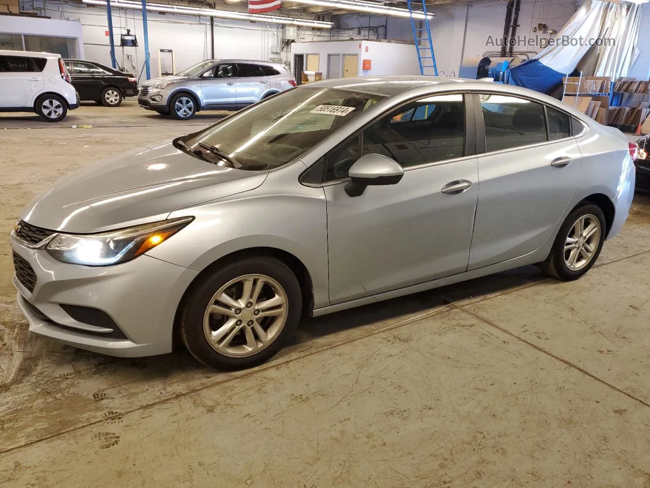 2017 Chevrolet Cruze Lt Silver vin: 1G1BE5SM9H7189394