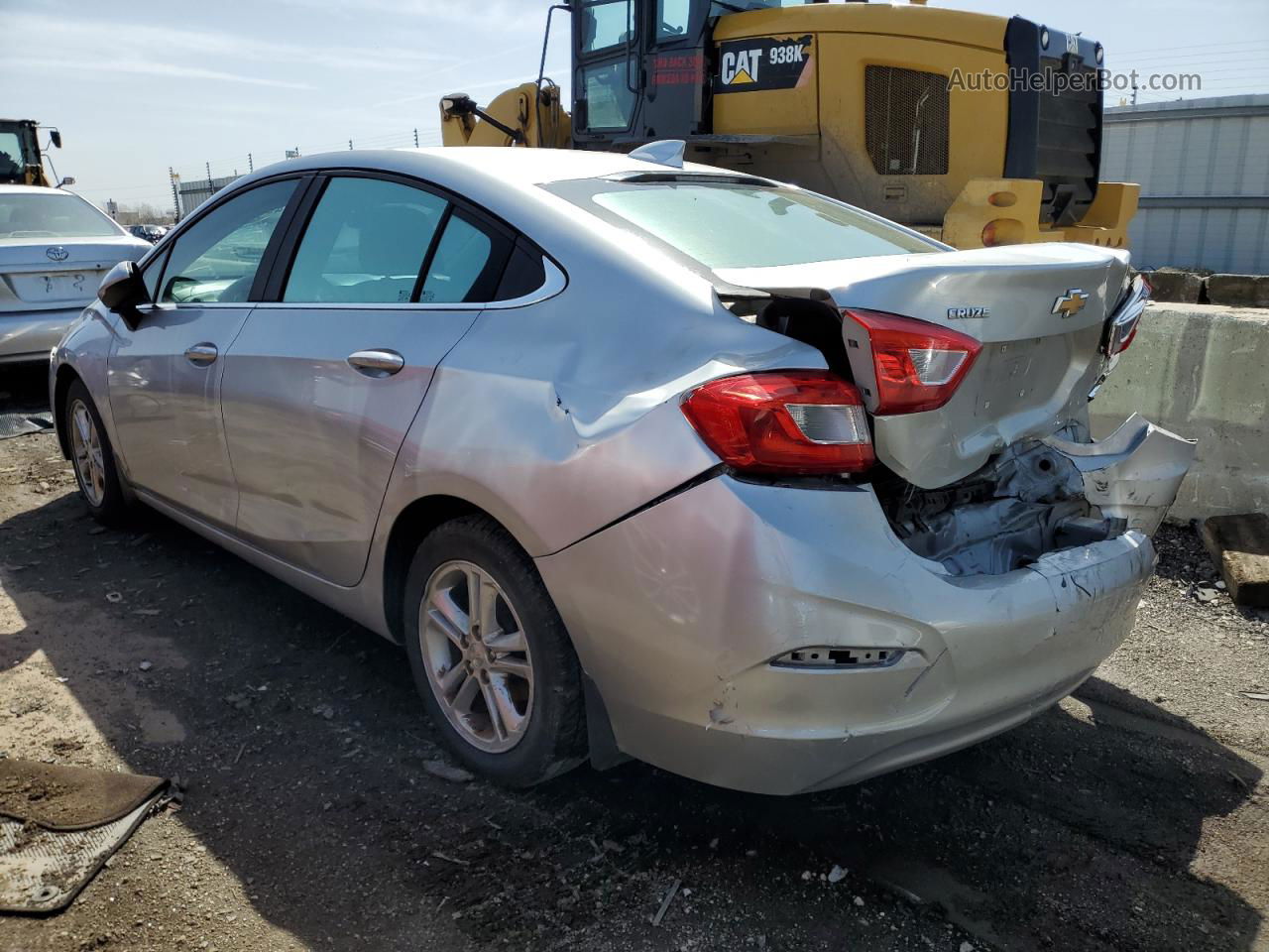 2017 Chevrolet Cruze Lt Silver vin: 1G1BE5SM9H7199634