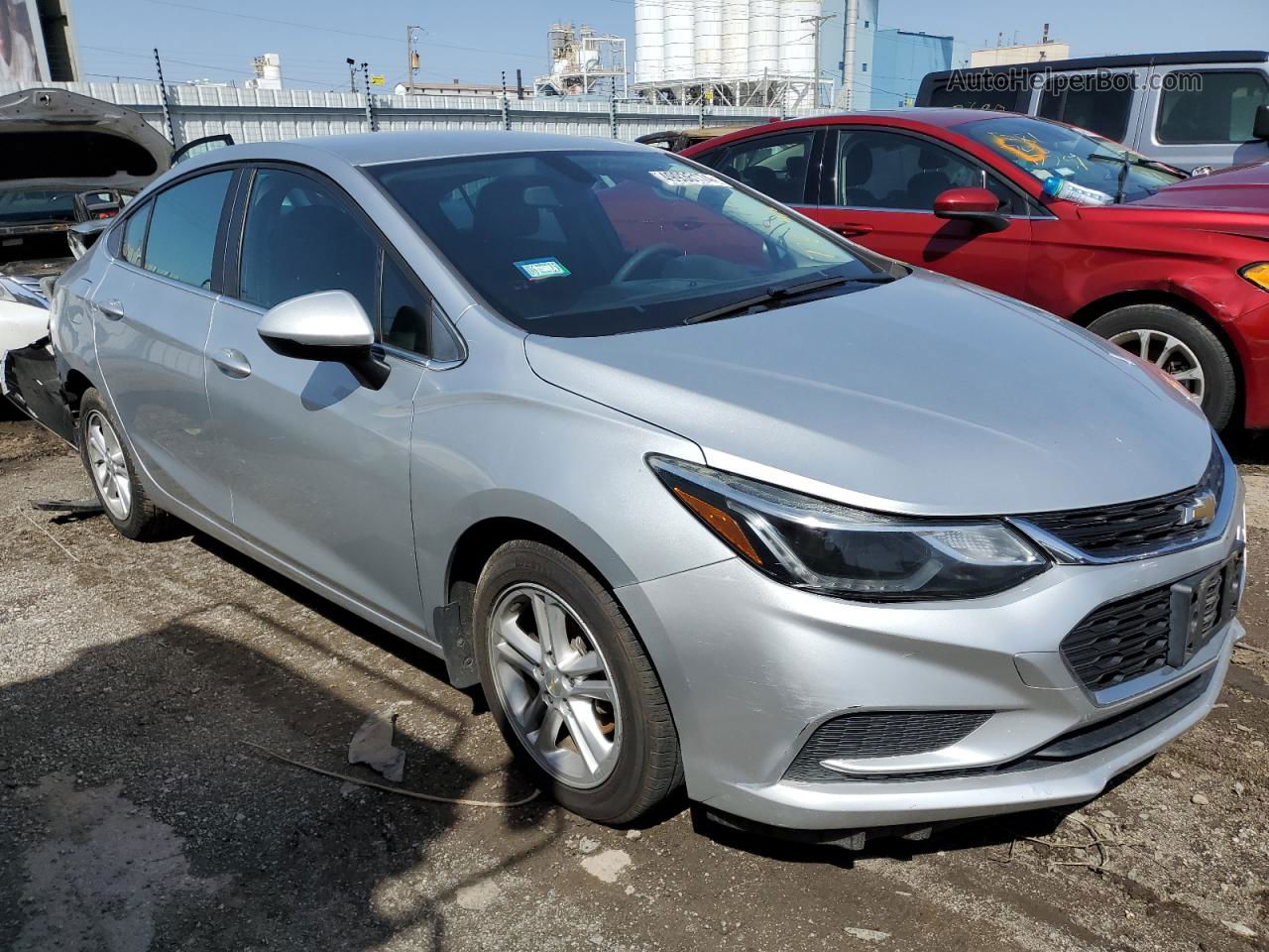 2017 Chevrolet Cruze Lt Серебряный vin: 1G1BE5SM9H7199634