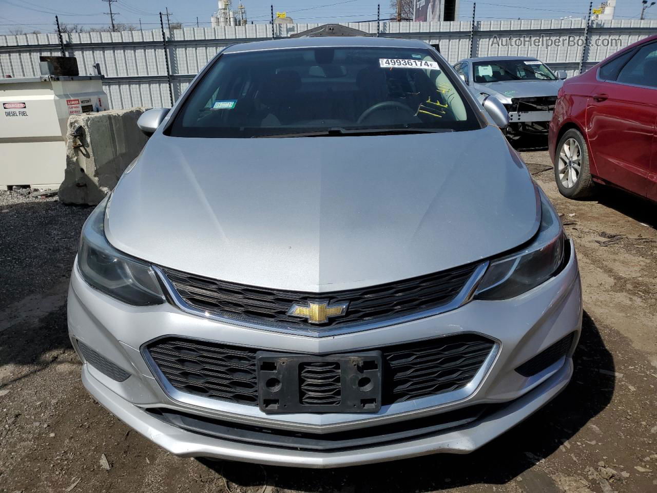 2017 Chevrolet Cruze Lt Серебряный vin: 1G1BE5SM9H7199634