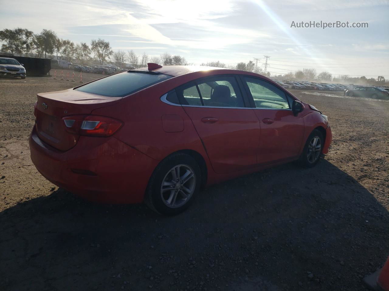 2017 Chevrolet Cruze Lt Red vin: 1G1BE5SM9H7232339