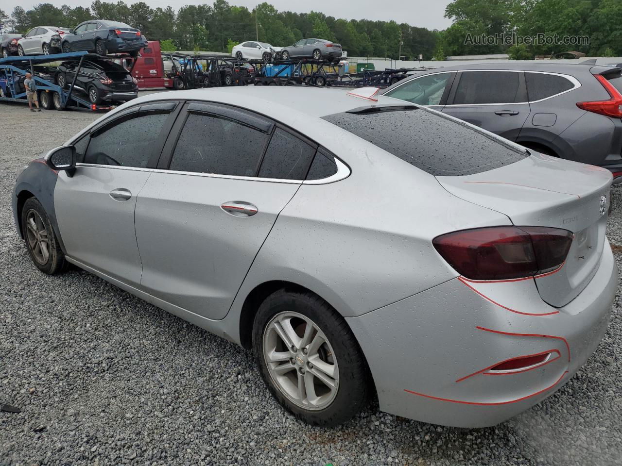 2017 Chevrolet Cruze Lt Silver vin: 1G1BE5SM9H7240893