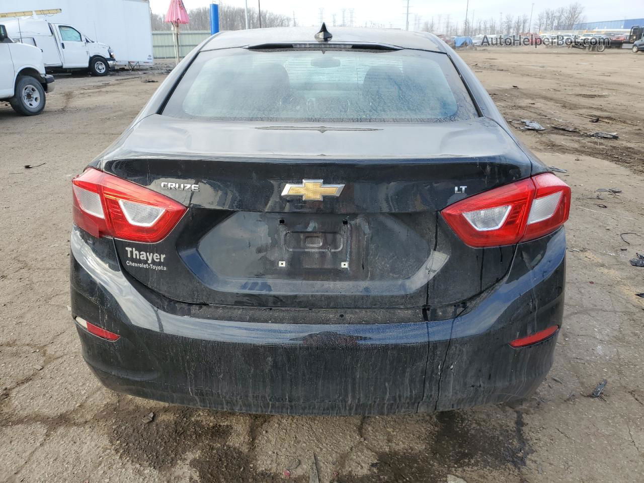 2017 Chevrolet Cruze Lt Черный vin: 1G1BE5SM9H7247746