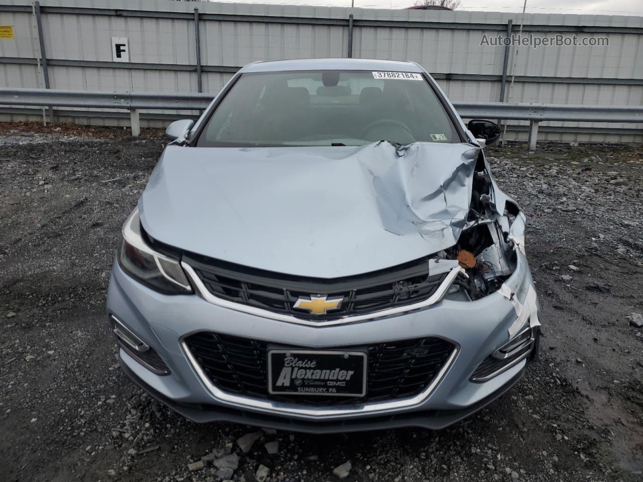 2017 Chevrolet Cruze Lt Silver vin: 1G1BE5SM9H7252316