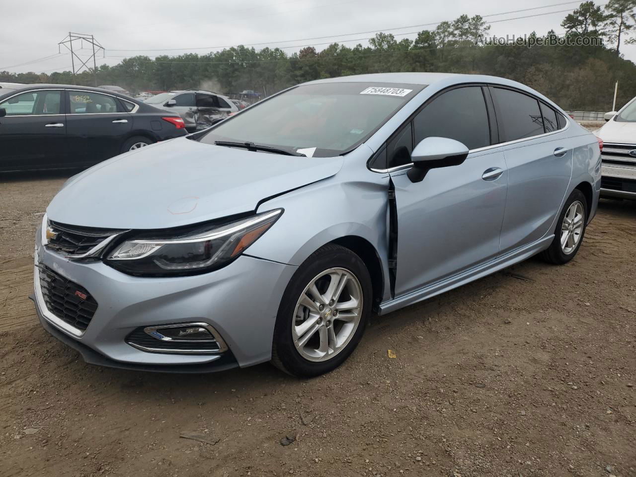 2017 Chevrolet Cruze Lt Серебряный vin: 1G1BE5SM9H7277085