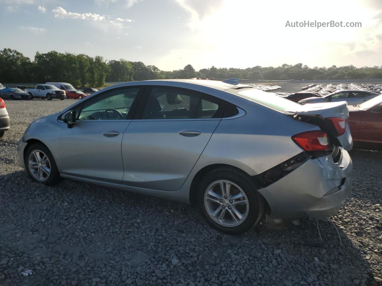 2018 Chevrolet Cruze Lt Silver vin: 1G1BE5SM9J7120565