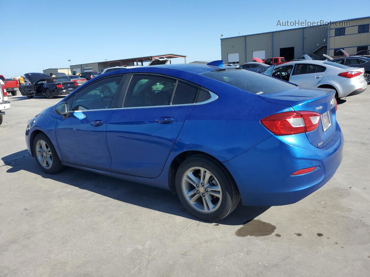 2018 Chevrolet Cruze Lt Синий vin: 1G1BE5SM9J7123658