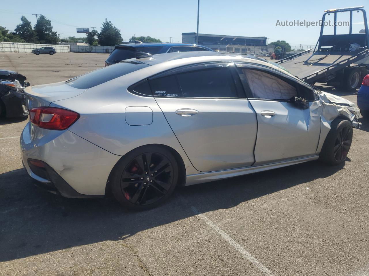 2018 Chevrolet Cruze Lt Silver vin: 1G1BE5SM9J7178983