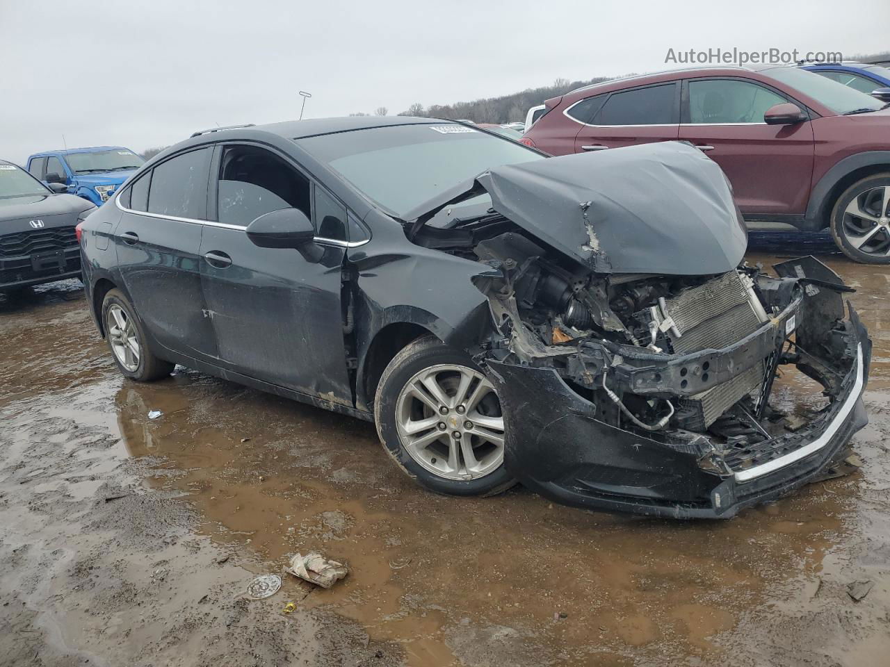 2018 Chevrolet Cruze Lt Black vin: 1G1BE5SM9J7186517