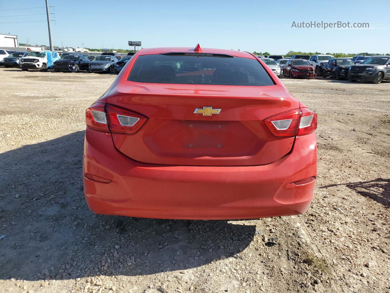 2018 Chevrolet Cruze Lt Red vin: 1G1BE5SM9J7196934