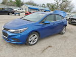 2018 Chevrolet Cruze Lt Синий vin: 1G1BE5SM9J7203073