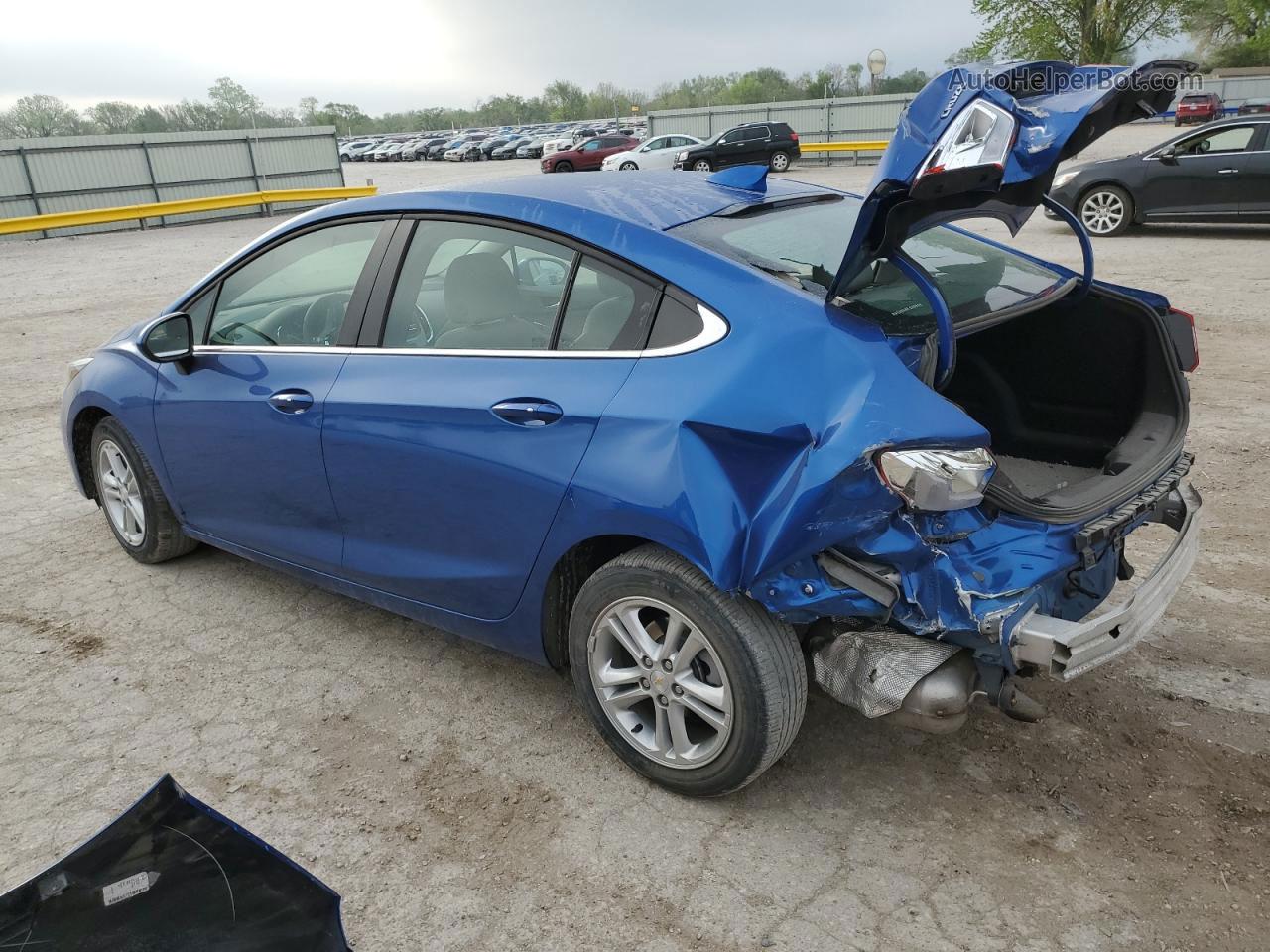 2018 Chevrolet Cruze Lt Blue vin: 1G1BE5SM9J7203073