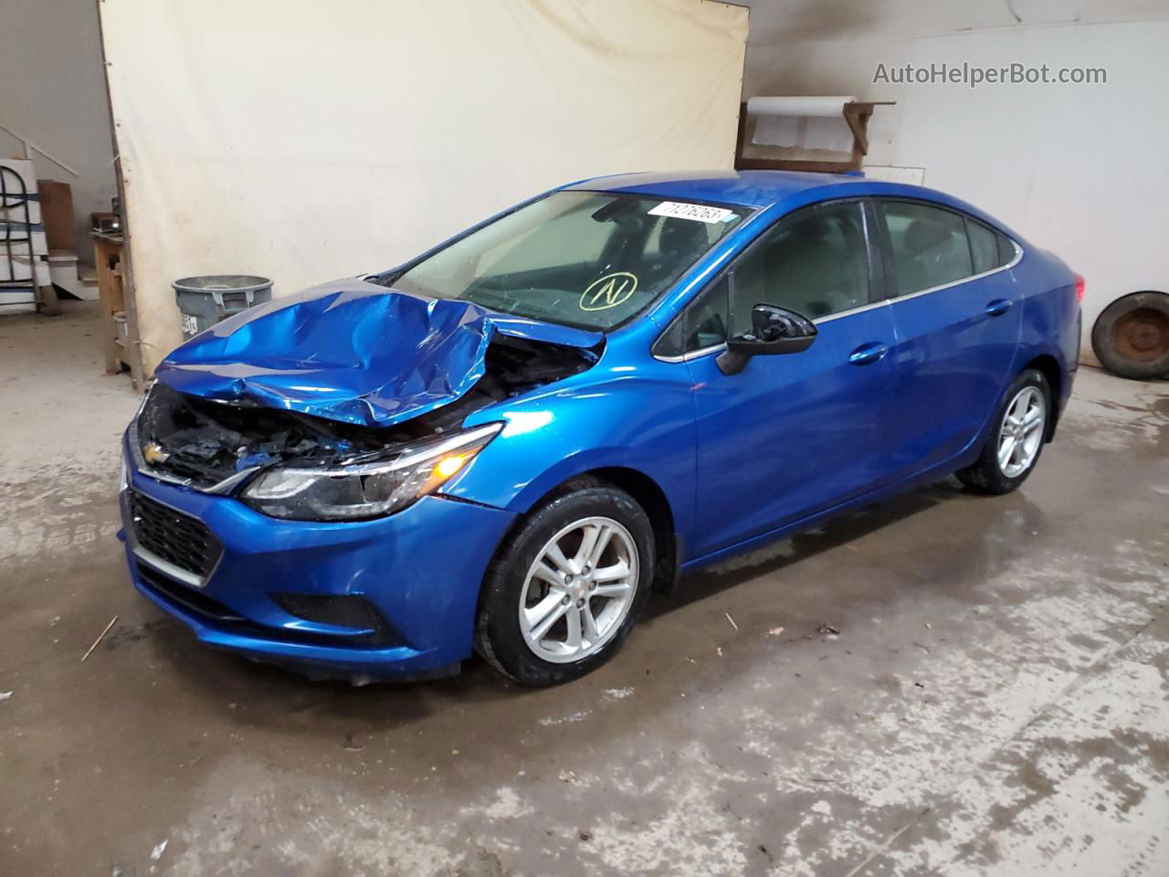 2018 Chevrolet Cruze Lt Blue vin: 1G1BE5SM9J7216129