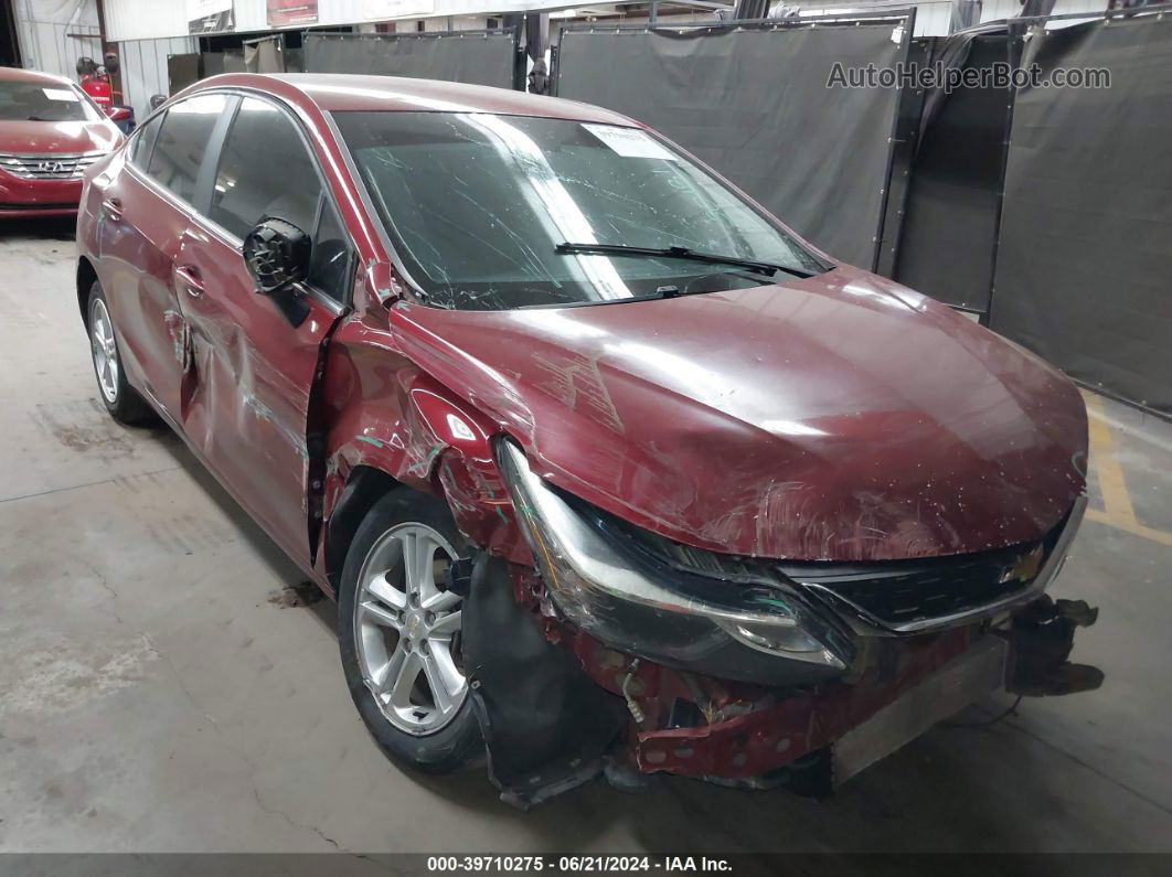 2018 Chevrolet Cruze Lt Auto Red vin: 1G1BE5SM9J7239930