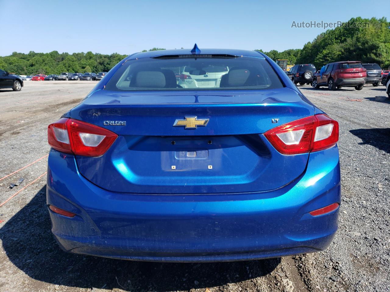 2016 Chevrolet Cruze Lt Синий vin: 1G1BE5SMXG7251061