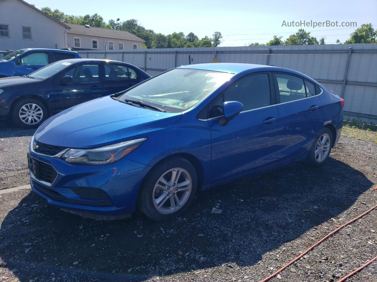 2016 Chevrolet Cruze Lt Blue vin: 1G1BE5SMXG7251061