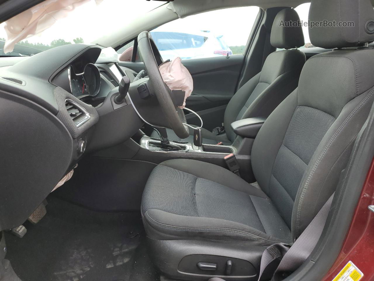 2016 Chevrolet Cruze Lt Red vin: 1G1BE5SMXG7264263