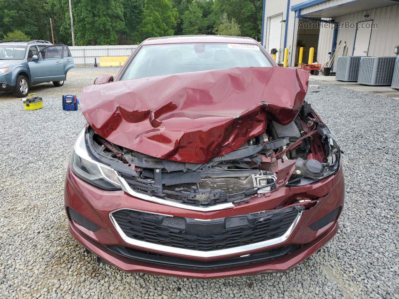 2016 Chevrolet Cruze Lt Red vin: 1G1BE5SMXG7264263