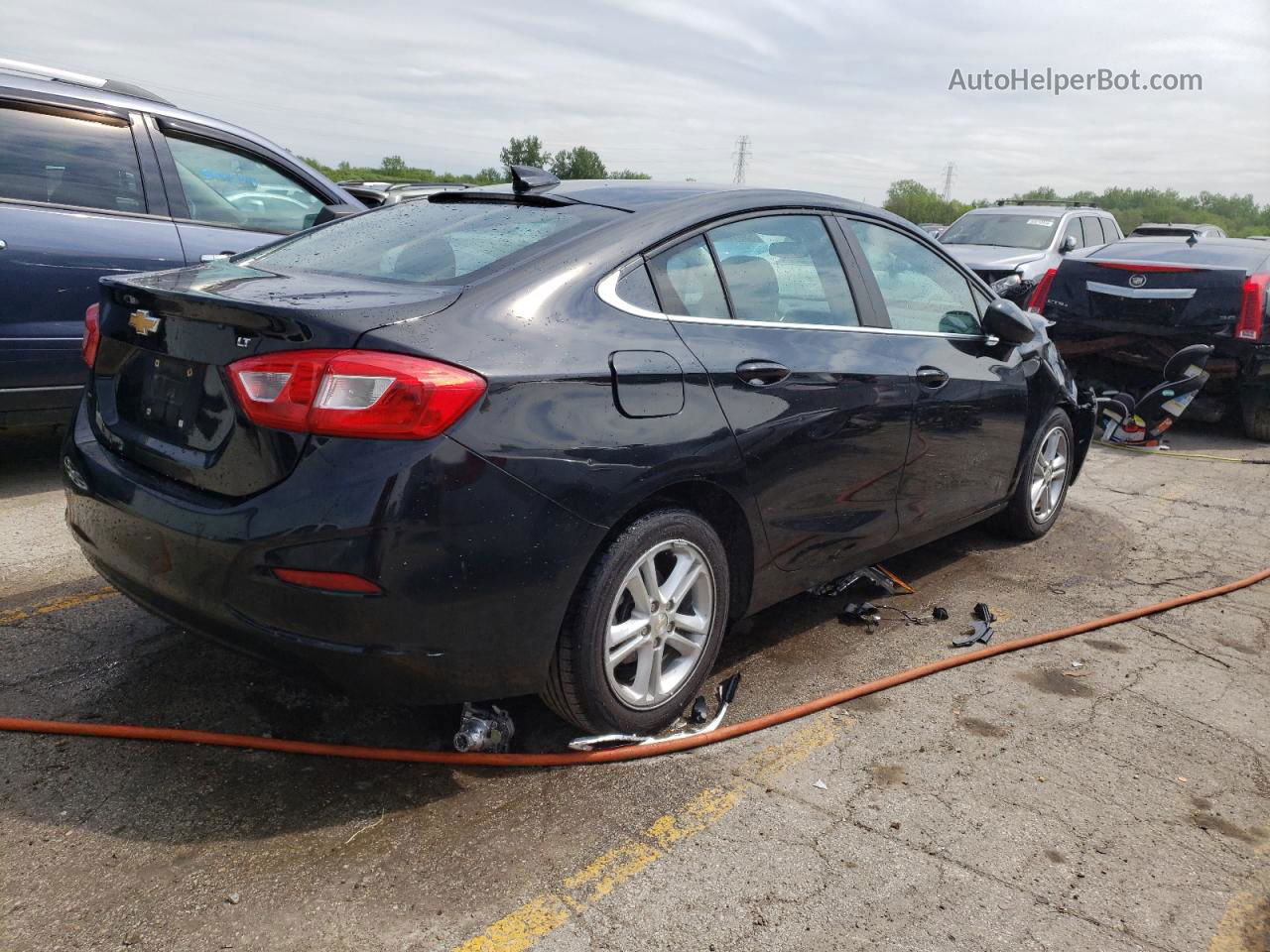 2016 Chevrolet Cruze Lt Black vin: 1G1BE5SMXG7287347