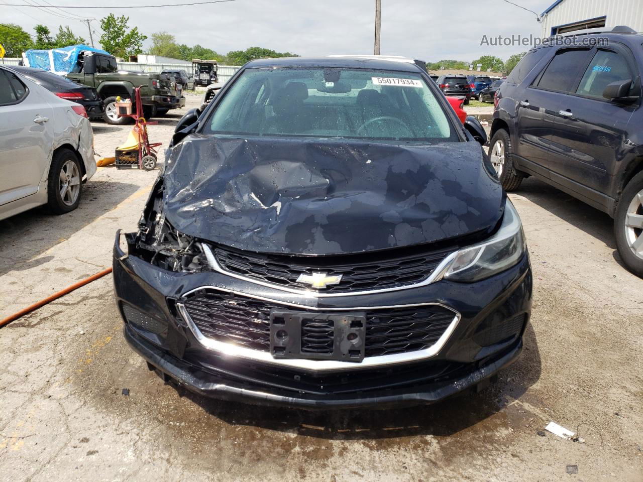 2016 Chevrolet Cruze Lt Black vin: 1G1BE5SMXG7287347