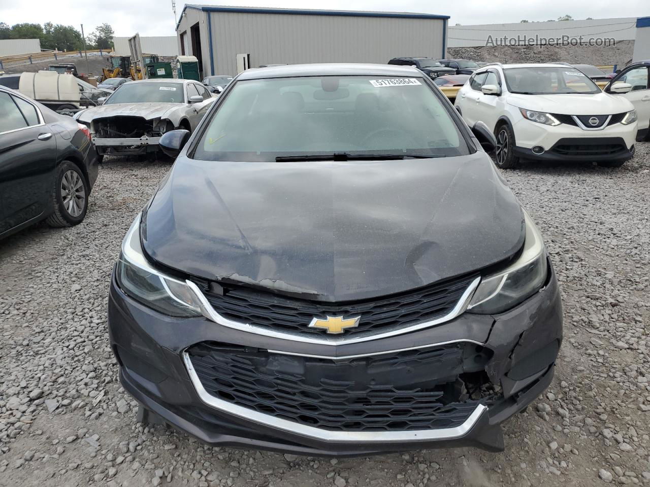 2016 Chevrolet Cruze Lt Gray vin: 1G1BE5SMXG7291947