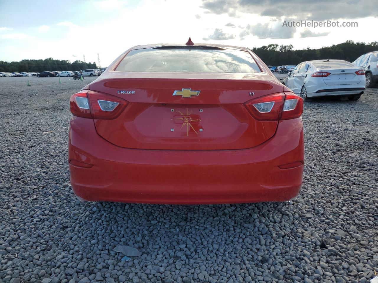 2017 Chevrolet Cruze Lt Red vin: 1G1BE5SMXH7102070